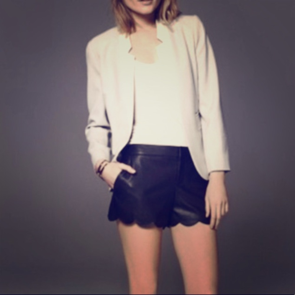 Club Monaco Faux Scallop Shorts
